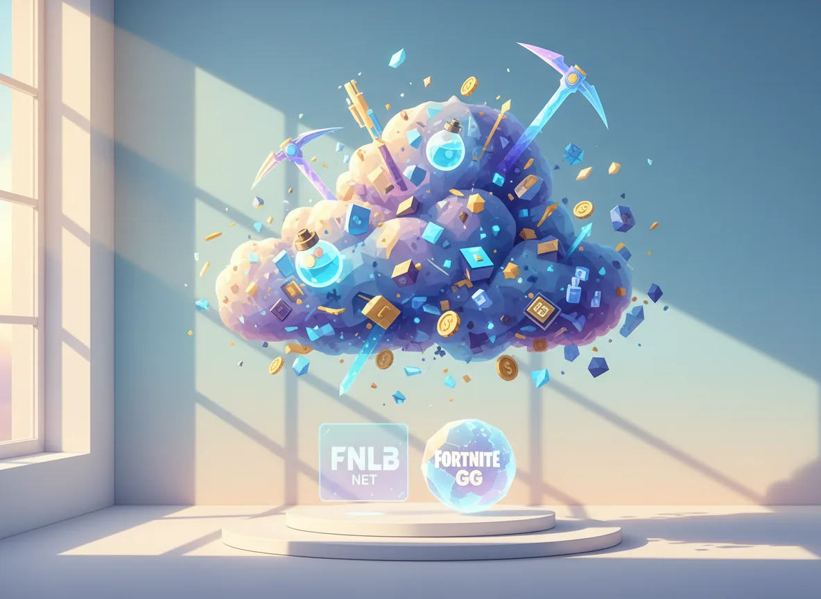 AI-generated illustration of an cloud but it is like Fnlb net and Fortnite gg
